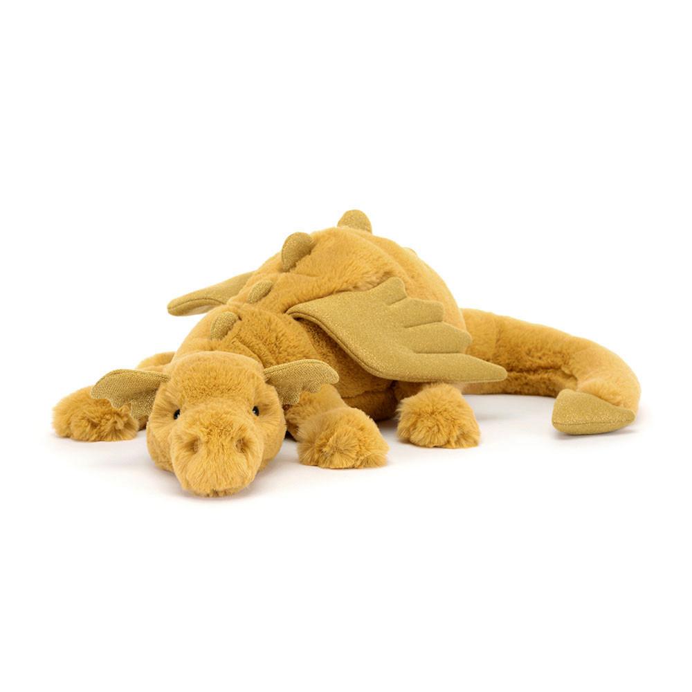 Peluche Jellycat Golden Dragon,12cm x 14cm x 50cm Amarelas | Portugal  EFDHX-2634