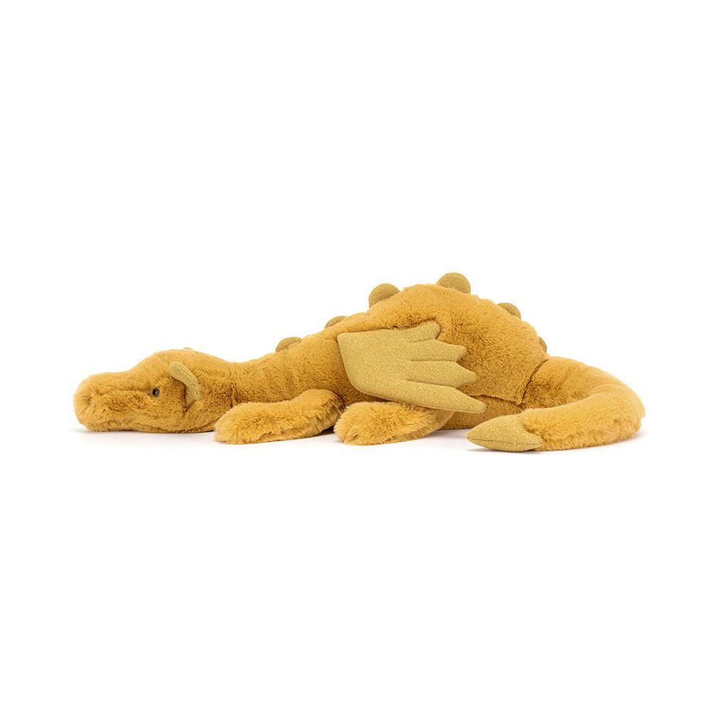 Peluche Jellycat Golden Dragon,12cm x 14cm x 50cm Amarelas | Portugal  JBKRI-4653