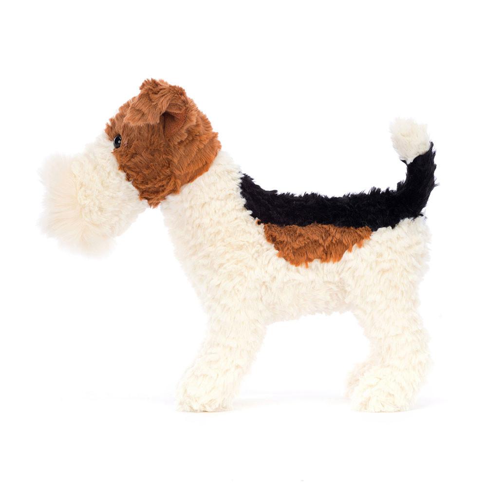 Peluche Jellycat Hector Fox Terrier,9.4in x 5.1in x 11.8in Branco | Portugal  XTRAE-8246