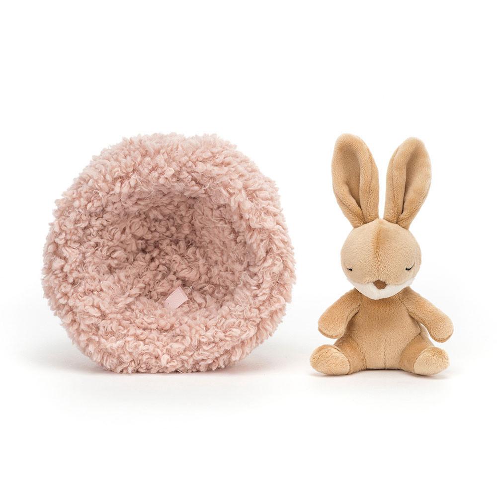 Peluche Jellycat Hibernating Coelhinha,9cm x 13cm x 13cm Bege | Portugal  ZRYXN-6907