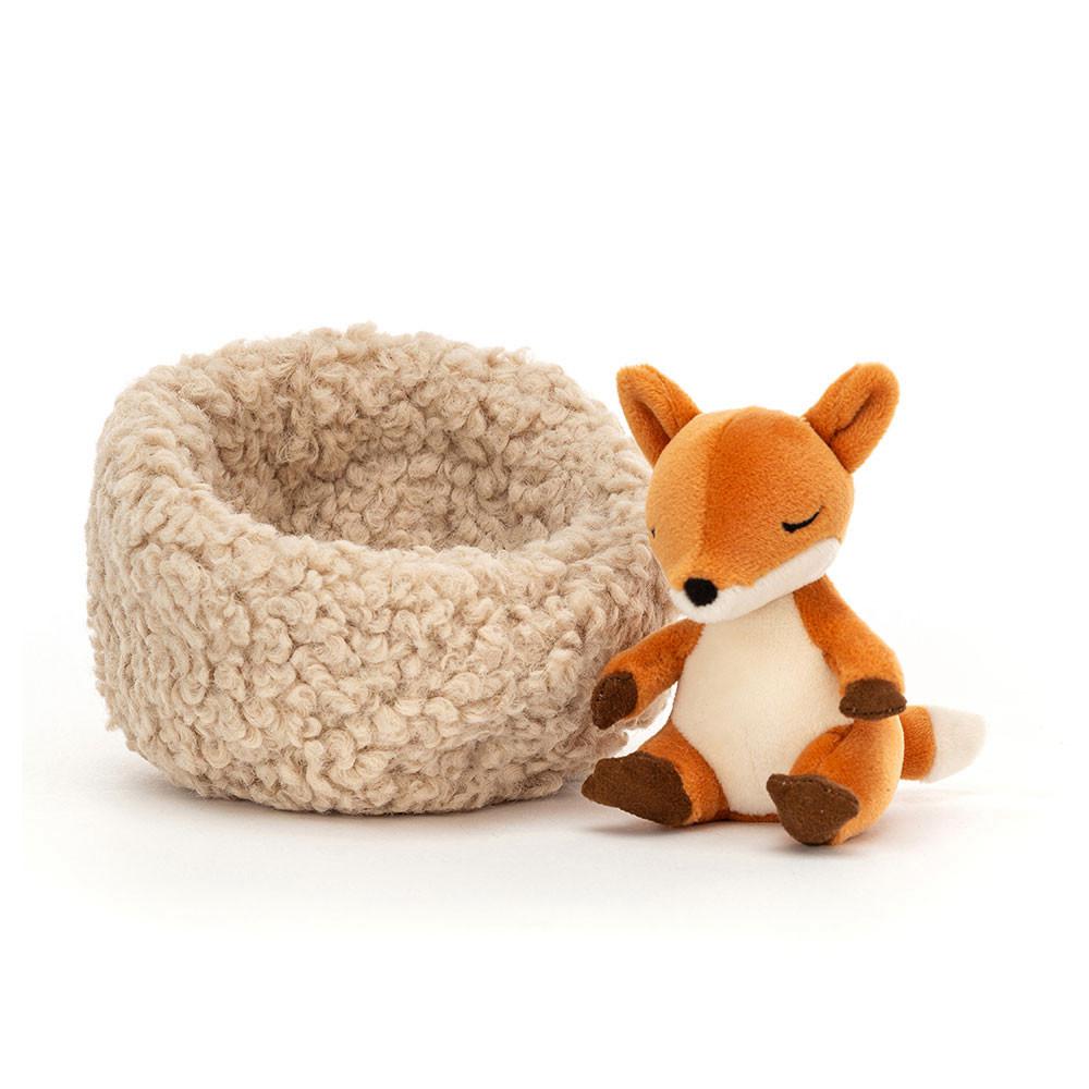 Peluche Jellycat Hibernating Fox,9cm x 13cm x 13cm Laranja | Portugal  UKWOV-0856