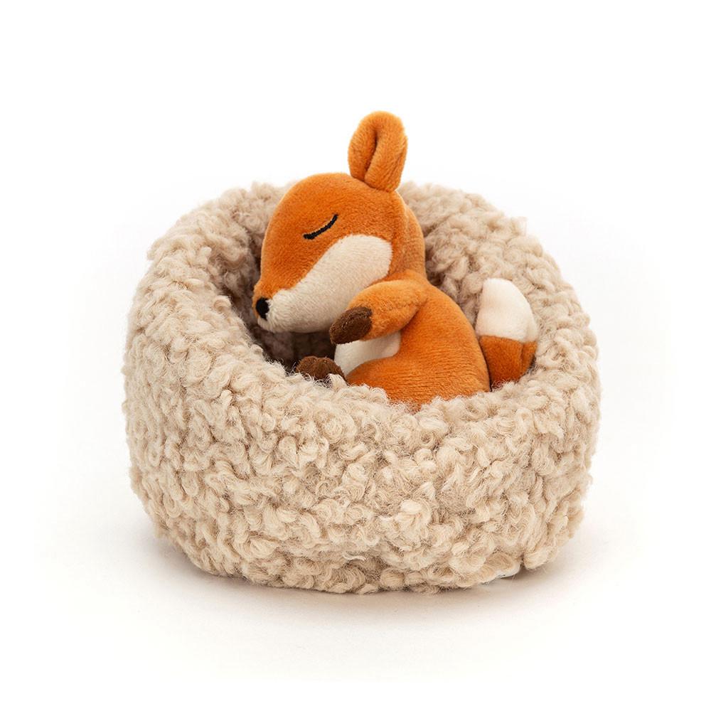 Peluche Jellycat Hibernating Fox,9cm x 13cm x 13cm Laranja | Portugal  UKWOV-0856