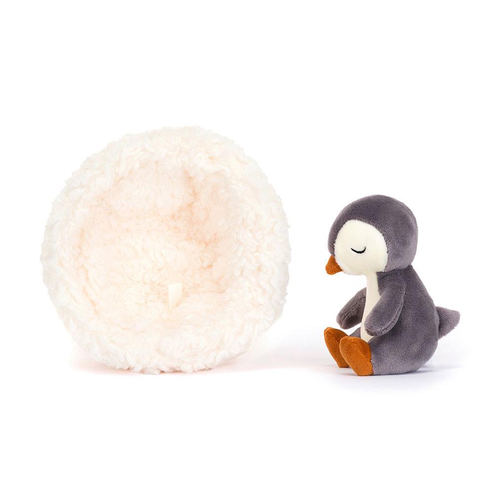 Peluche Jellycat Hibernating Penguin,9cm x 13cm x 13cm Pretas | Portugal  OIWXE-8631