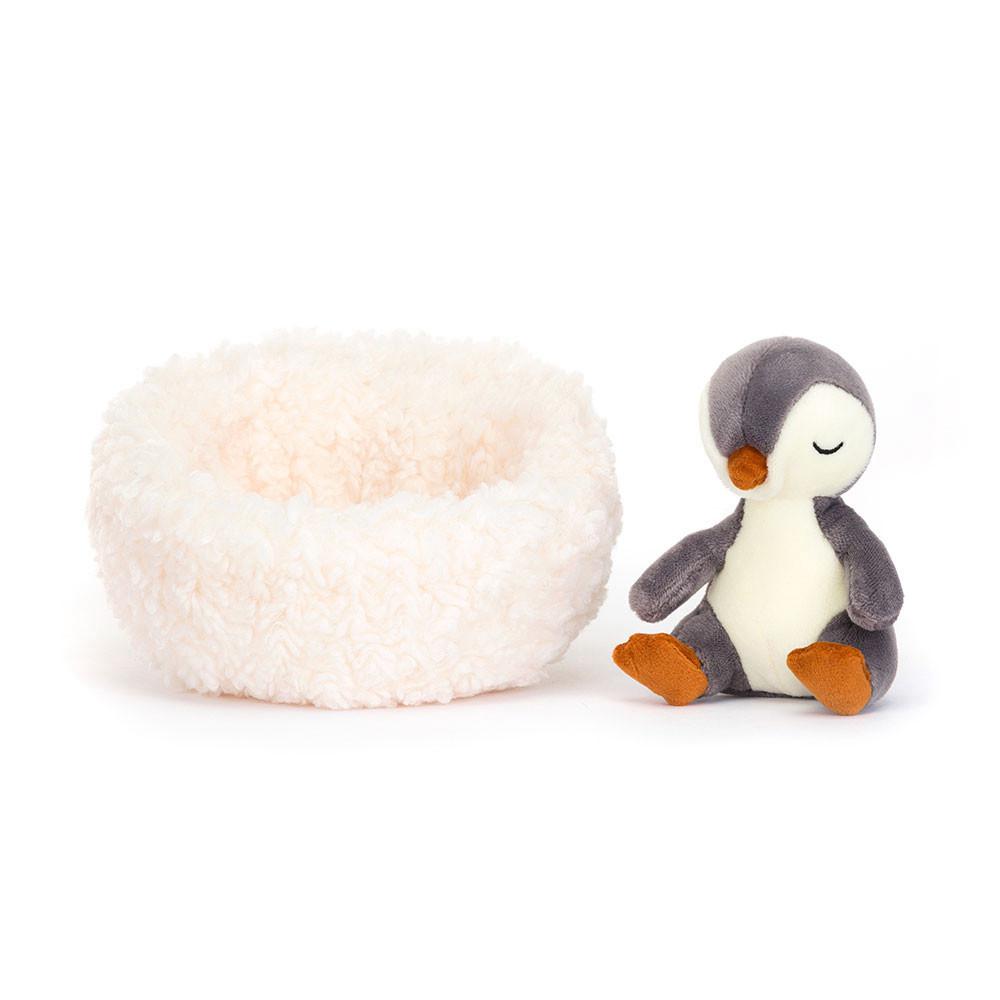Peluche Jellycat Hibernating Penguin,9cm x 13cm x 13cm Pretas | Portugal  OIWXE-8631