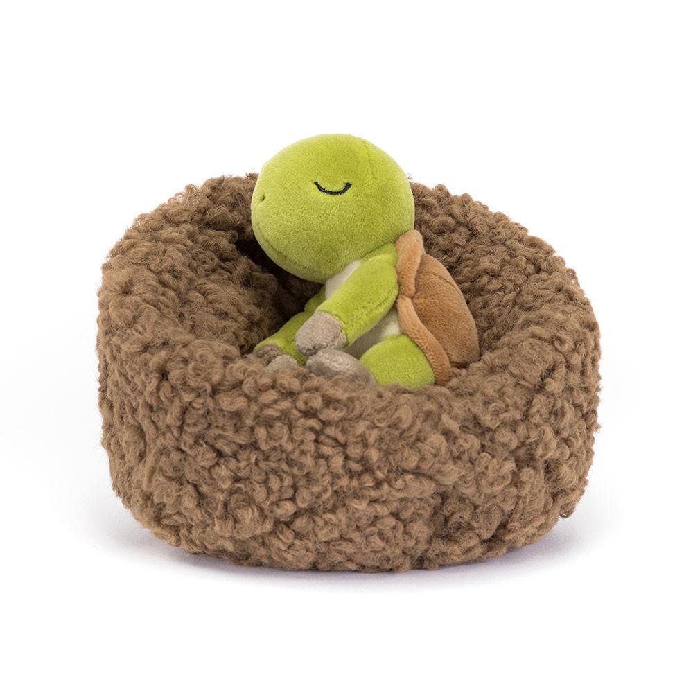 Peluche Jellycat Hibernating Tortoise,9cm x 13cm x 13cm Verdes | Portugal  RGBPJ-9561