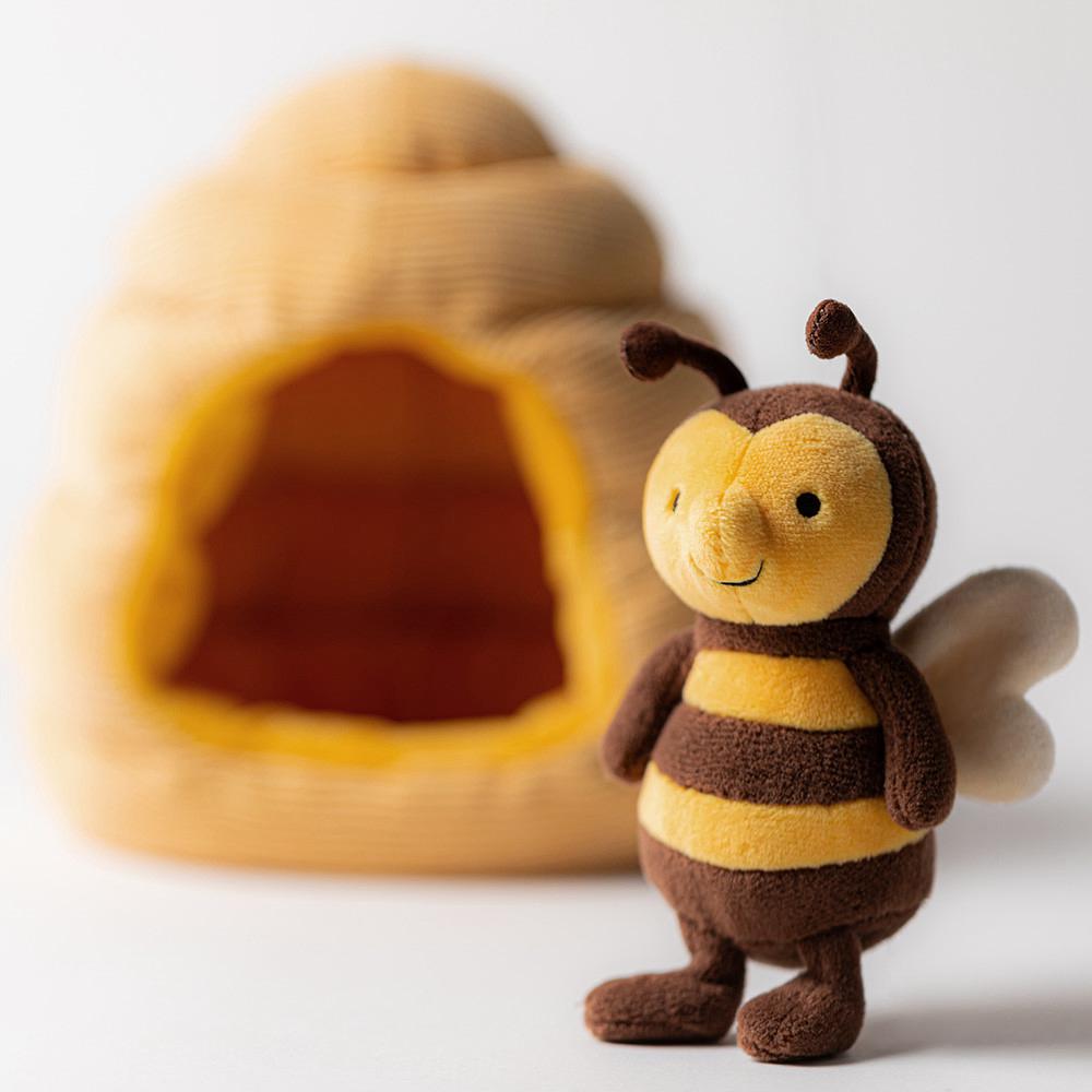 Peluche Jellycat Honeyhome Bee,18cm x 17cm x 13cm Amarelas | Portugal  AXYMU-7905