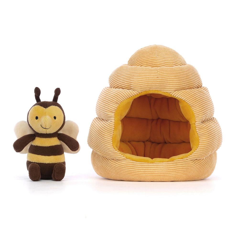 Peluche Jellycat Honeyhome Bee,18cm x 17cm x 13cm Amarelas | Portugal  AXYMU-7905
