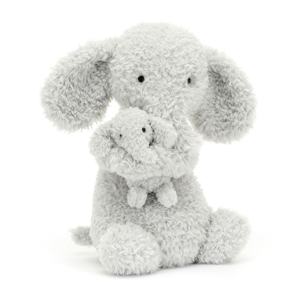 Peluche Jellycat Huddles Elephant,26cm x 14cm x 10cm Cinzentas | Portugal  LRUZX-4072
