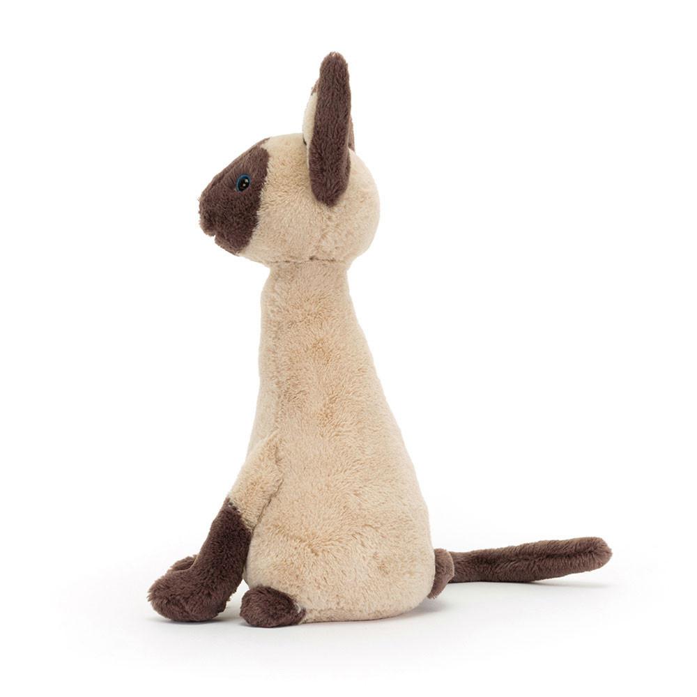 Peluche Jellycat Iris Siamese Cat,27cm x 12cm x 13cm Marrom | Portugal  NPDMW-5794
