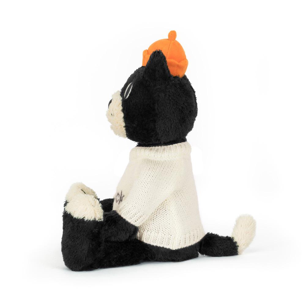 Peluche Jellycat Jack with Cream Jumper,32cm x 11cm x 9cm Pretas | Portugal  ZQTJY-0387