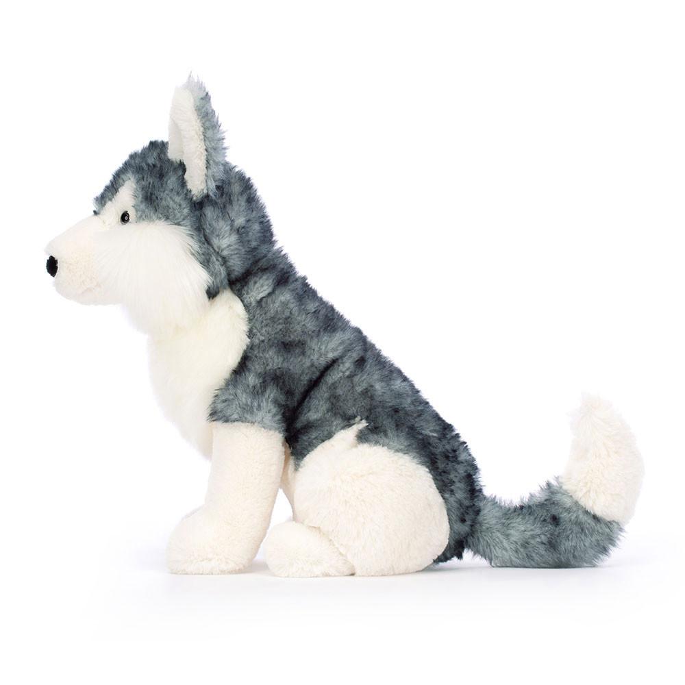 Peluche Jellycat Jackson Husky,25cm x 13cm x 16cm Branco | Portugal  MNCKL-3079