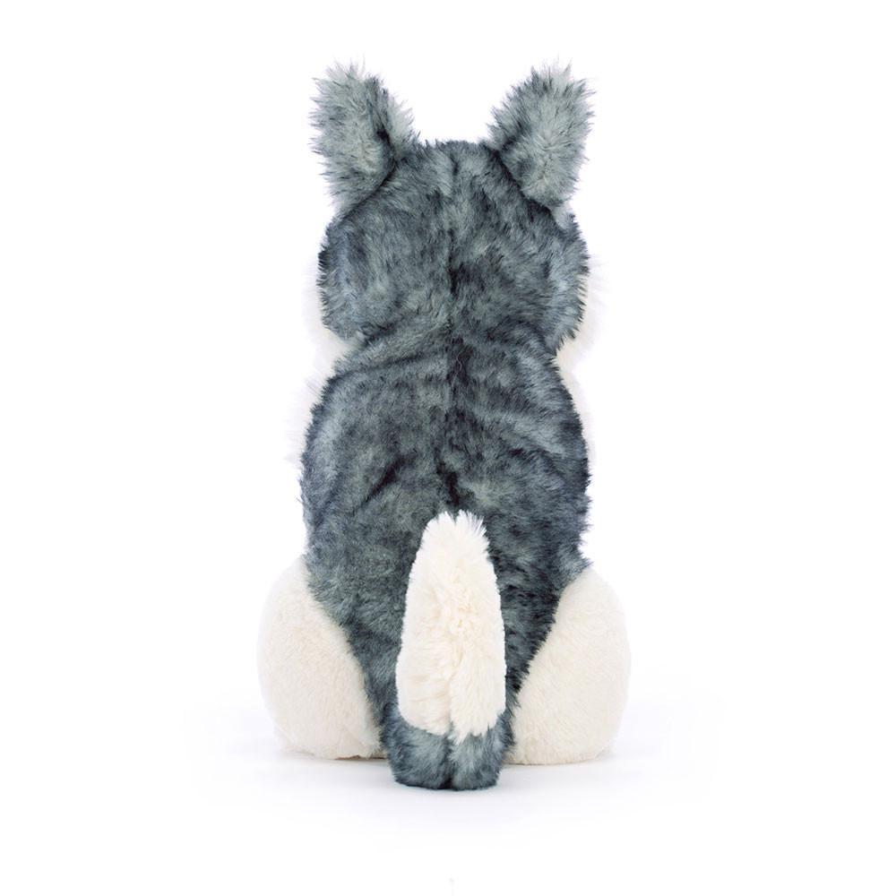 Peluche Jellycat Jackson Husky,25cm x 13cm x 16cm Branco | Portugal  MNCKL-3079