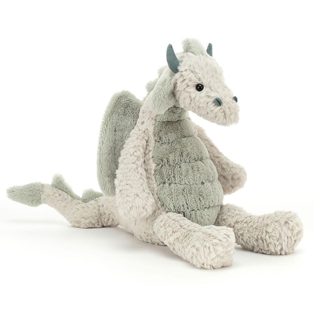 Peluche Jellycat Lallagie Dragon,35cm x 13cm x 13cm Verdes | Portugal  SEIWV-1607