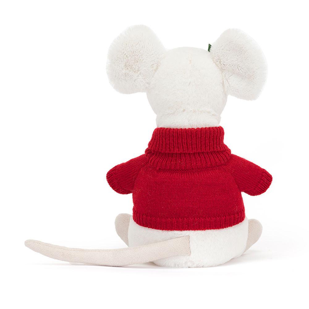 Peluche Jellycat Merry Mouse Jumper,18cm x 9cm x 7cm Branco | Portugal  CLTYU-8520