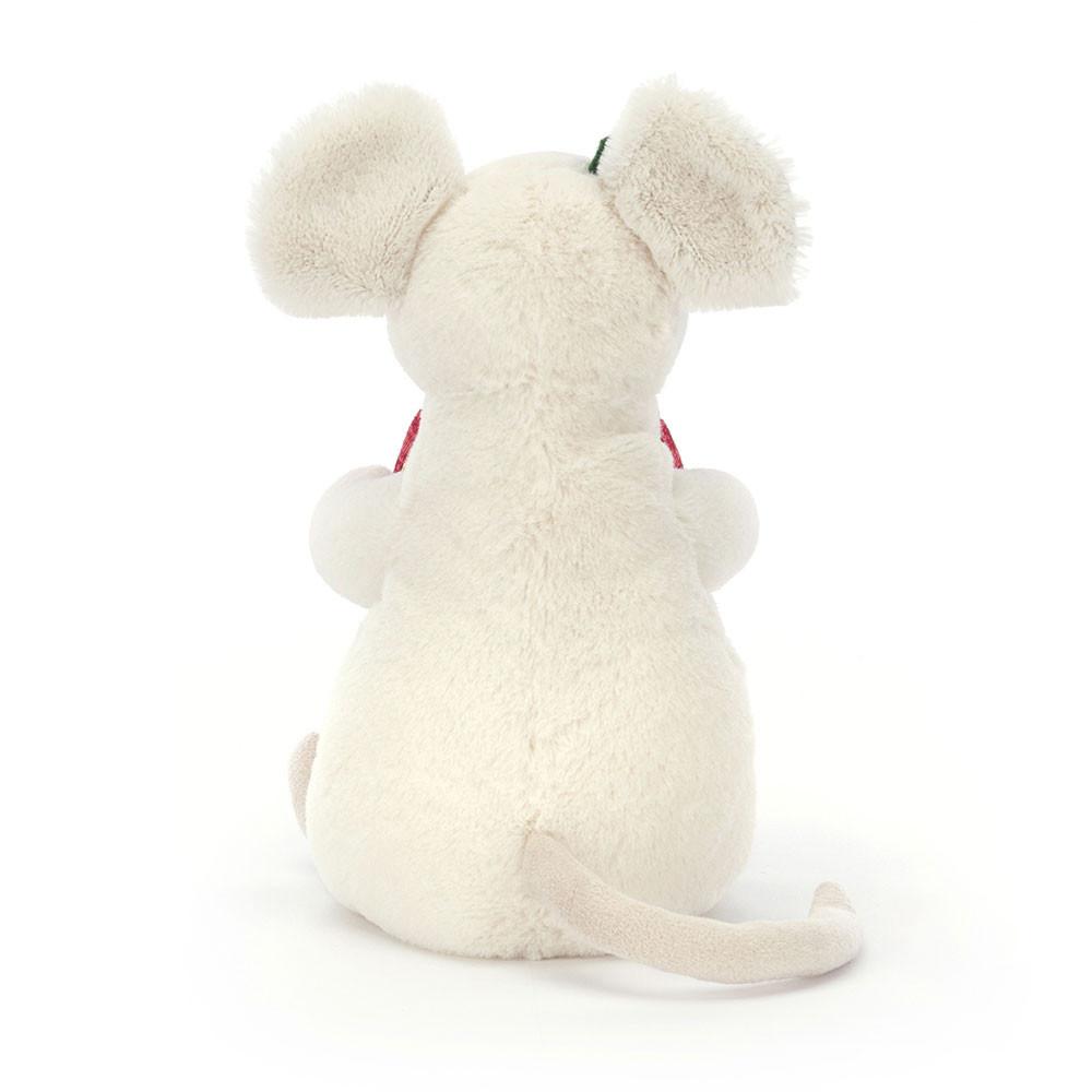 Peluche Jellycat Merry Mouse Present,18cm x 9cm x 7cm Branco | Portugal  LUSIG-1408