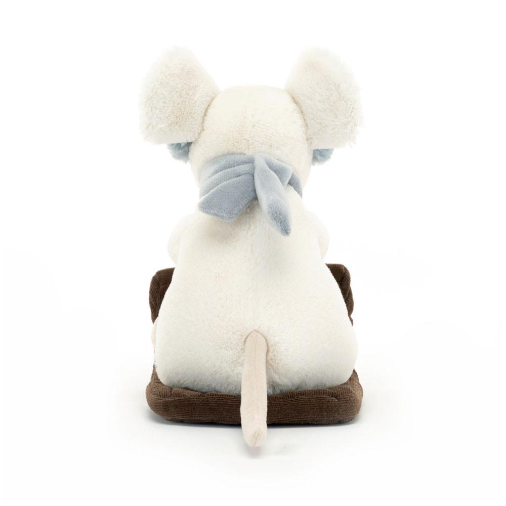 Peluche Jellycat Merry Mouse Sleighing,18cm x 11cm x 17cm Branco | Portugal  BDOSH-2935