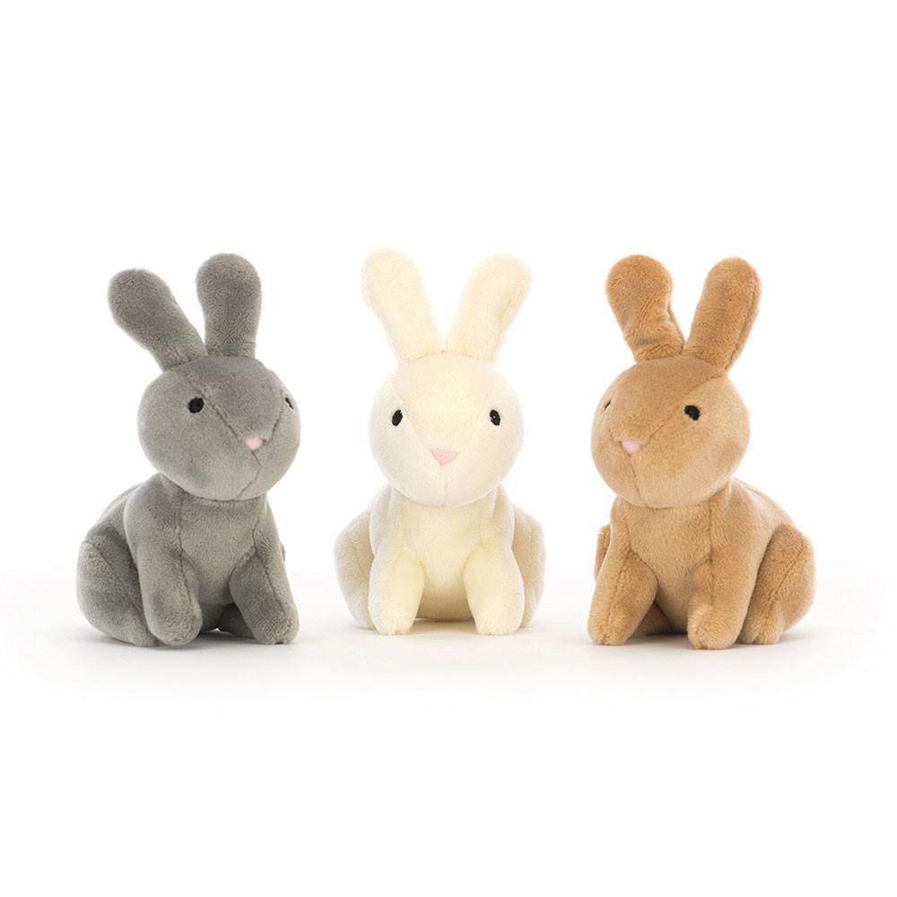 Peluche Jellycat Nesting Bunnies,11cm x 13cm x 13cm Marrom | Portugal  CSLZQ-8614
