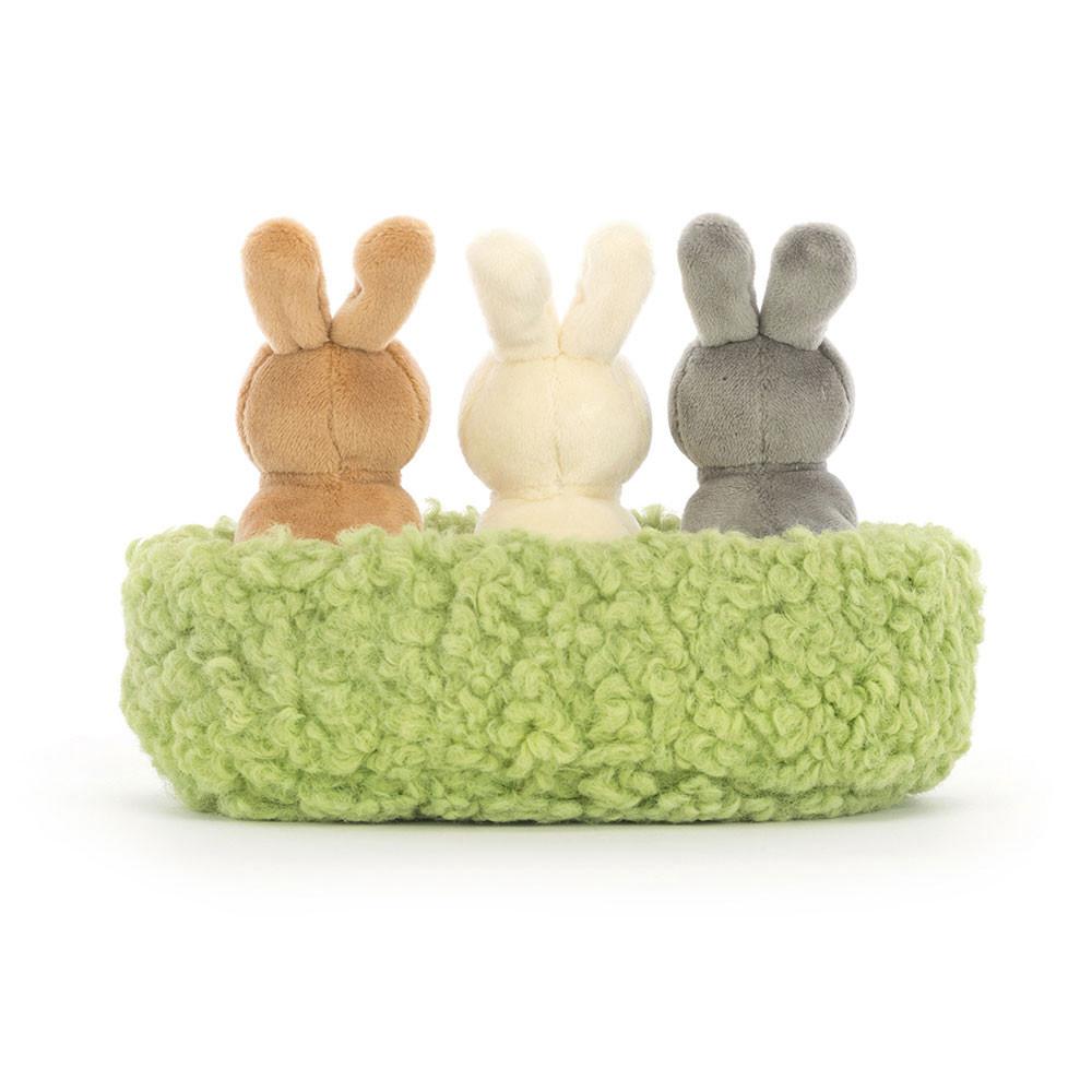 Peluche Jellycat Nesting Bunnies,11cm x 13cm x 13cm Marrom | Portugal  CSLZQ-8614