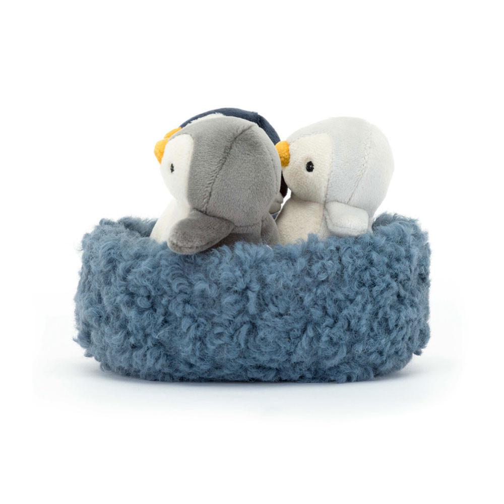Peluche Jellycat Nesting Penguins,11cm x 13cm x 13cm Cinzentas | Portugal  JSMQU-1846