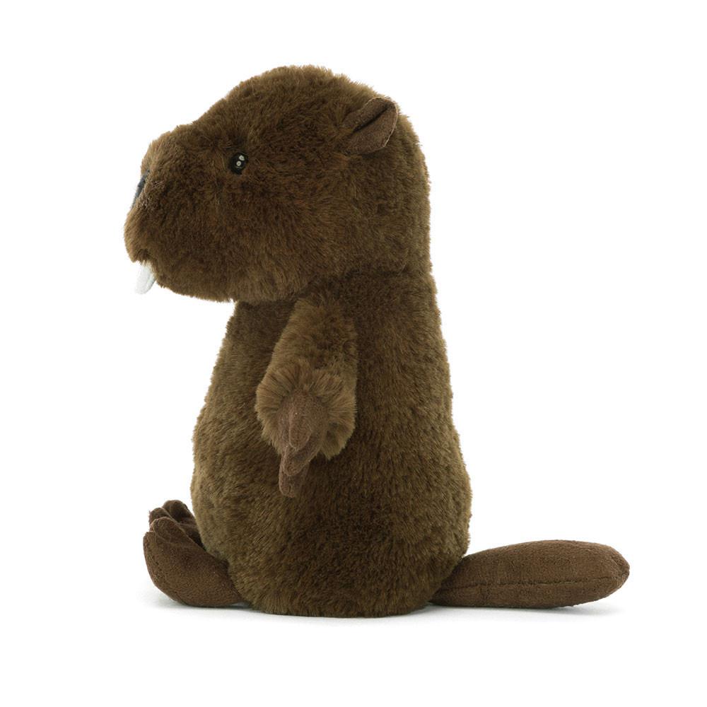 Peluche Jellycat Nippit Beaver,14cm x 7cm x 6cm Marrom | Portugal  SRNCV-2098