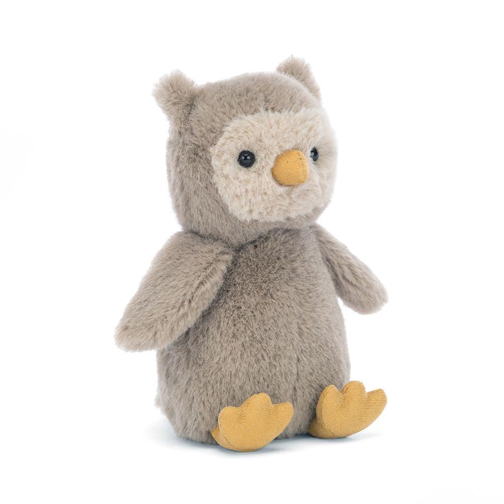 Peluche Jellycat Nippit Owl,14cm x 7cm x 6cm Cinzentas | Portugal  TUPHB-4829