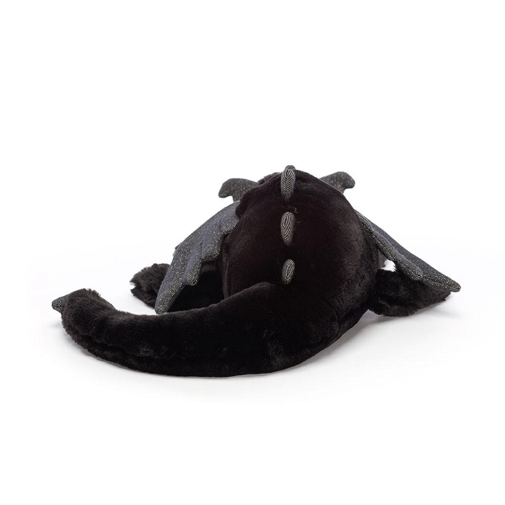 Peluche Jellycat Onyx Dragon,12cm x 14cm x 50cm Pretas | Portugal  XQVWE-3086