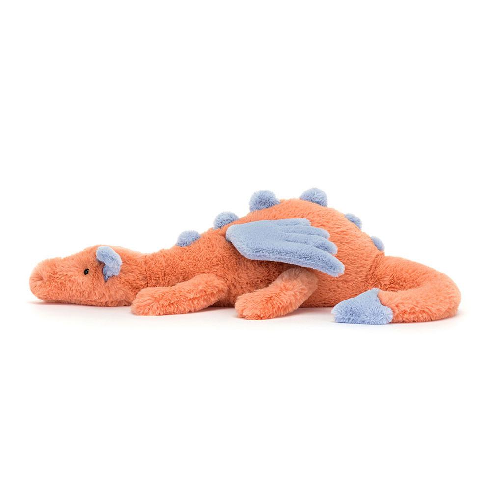 Peluche Jellycat Persimmon Dragon,4.7in x 5.5in x 19.7in Laranja | Portugal  VWKJC-9207