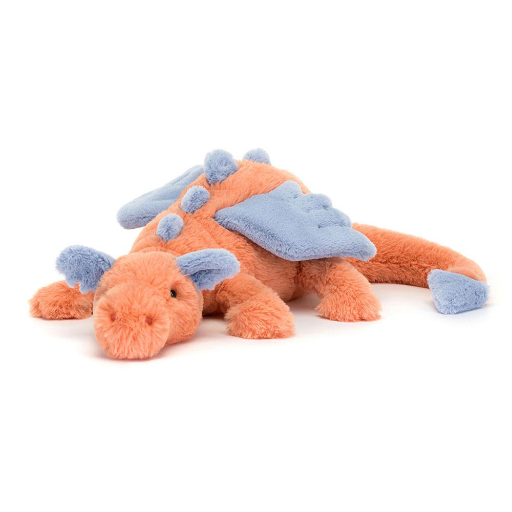 Peluche Jellycat Persimmon Dragon,4.7in x 5.5in x 19.7in Laranja | Portugal  VWKJC-9207
