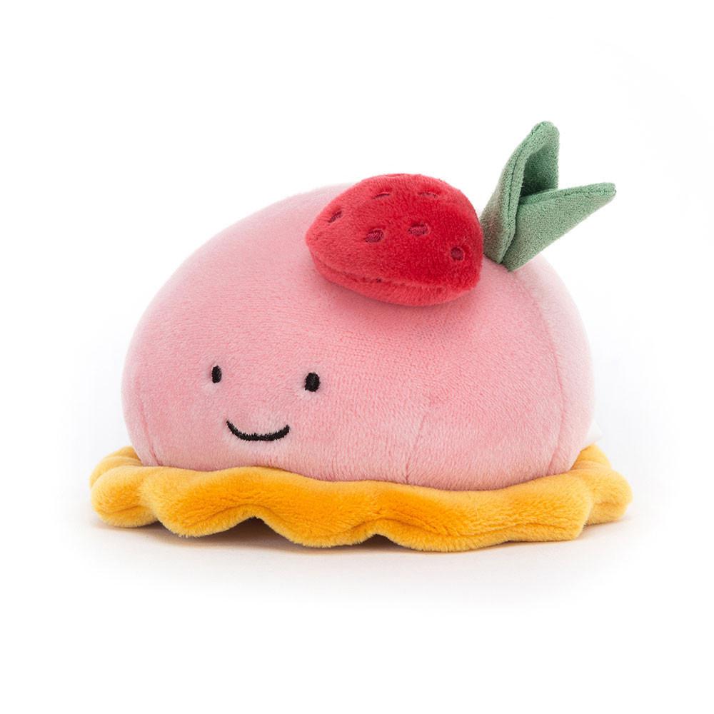 Peluche Jellycat Pretty Patisserie Dome Framboise,6cm x 11cm x 10cm Rosa | Portugal  YWAXM-6907