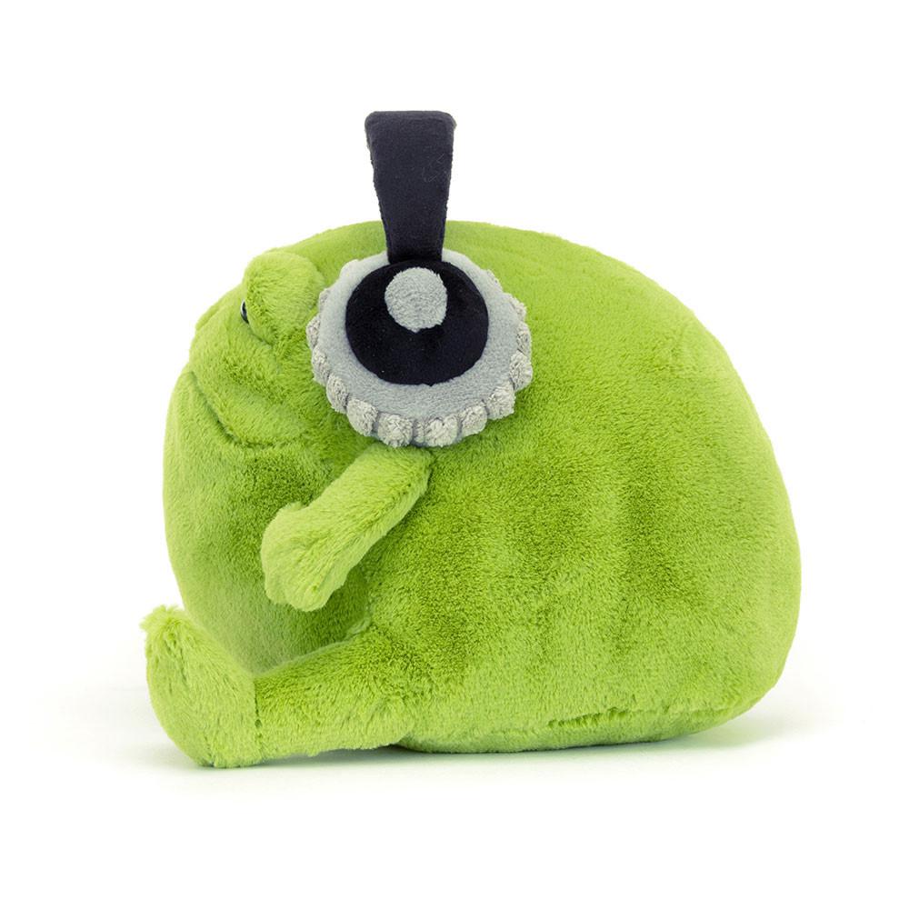 Peluche Jellycat Ricky Rain Frog Headphones,15cm x 16cm x 18cm Verdes | Portugal  ZRTGJ-2731