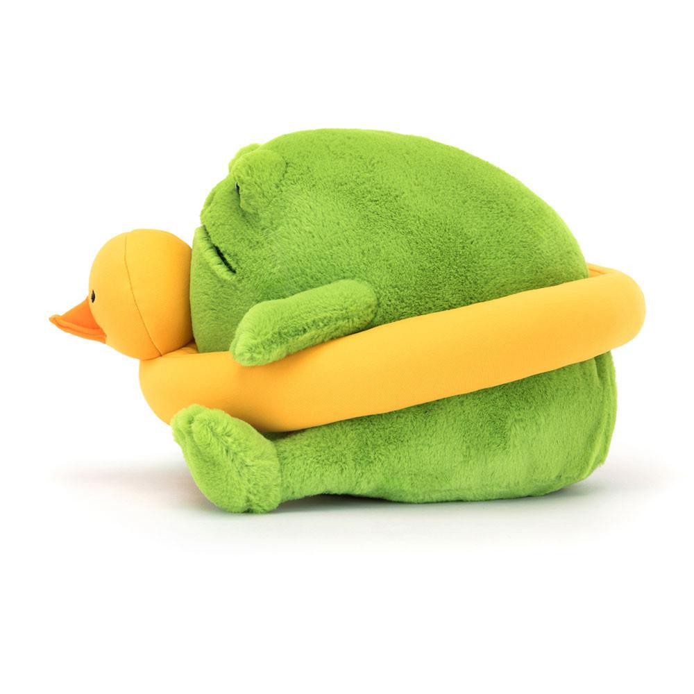 Peluche Jellycat Ricky Rain Frog Rubber Ring,15cm x 17cm x 18cm Verdes | Portugal  JPRYM-7312