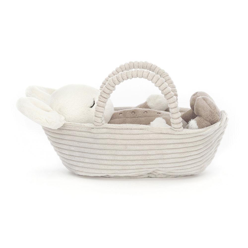 Peluche Jellycat Rock-a-Bye Mouse,12cm x 9cm x 20cm Branco | Portugal  OSDHQ-4875