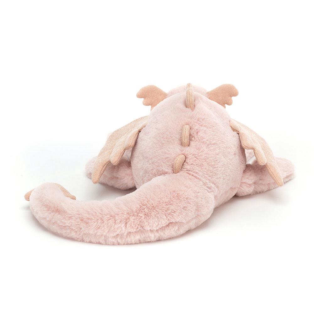 Peluche Jellycat Rose Dragon,4.7in x 5.5in x 19.7in Rosa | Portugal  UNAVT-9806