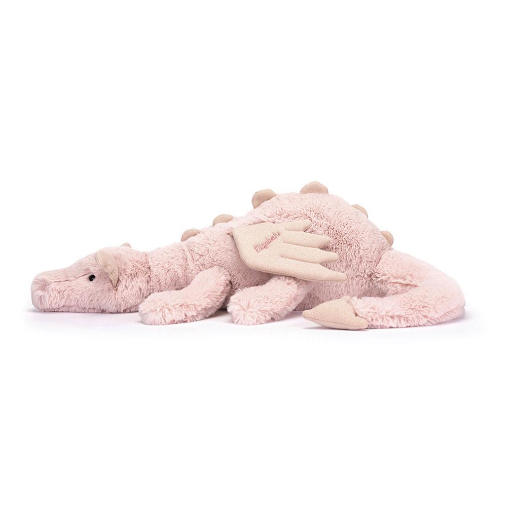 Peluche Jellycat Rose Dragon Huge,19cm x 20cm x 66cm Rosa | Portugal  AMKFB-3247