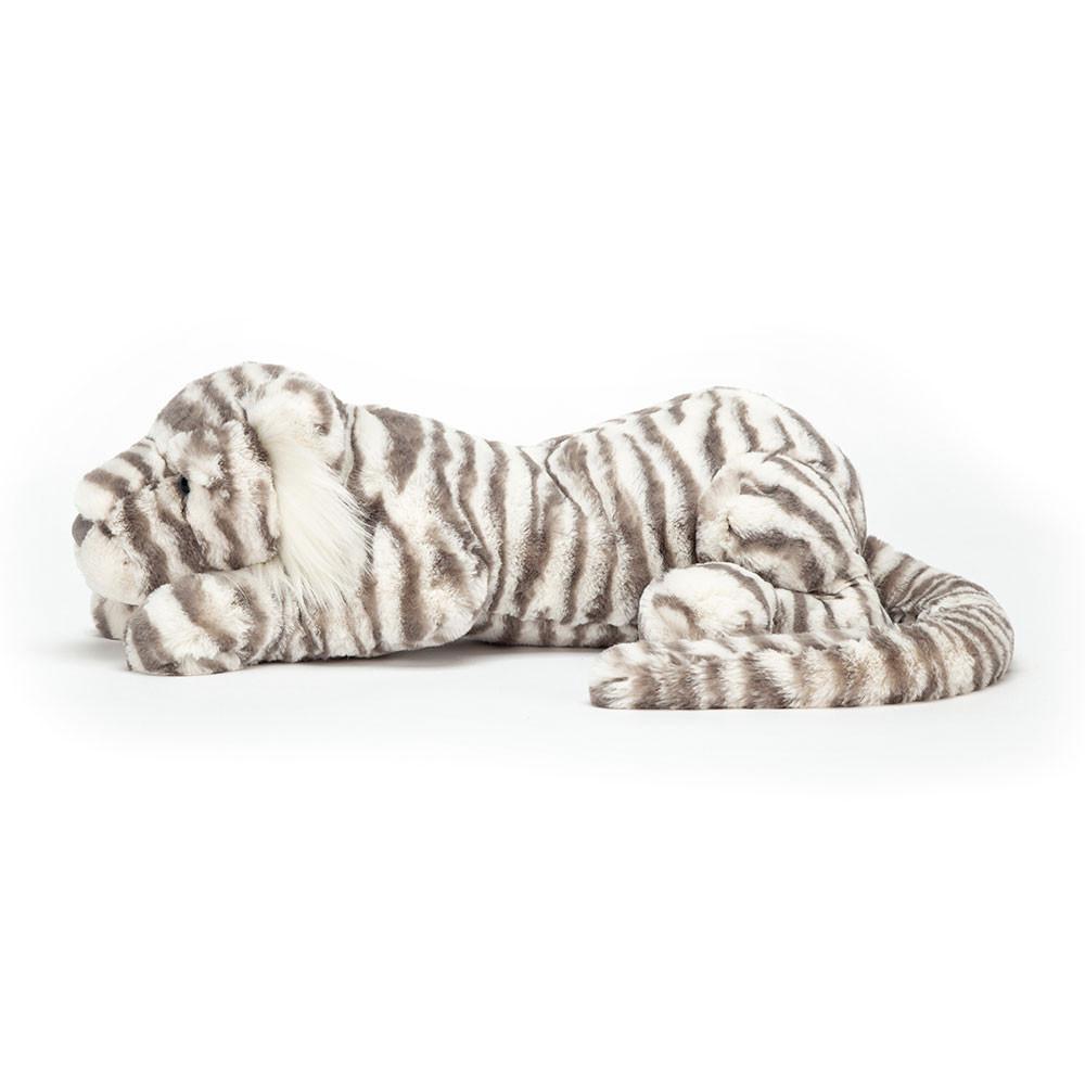 Peluche Jellycat Sacha Snow Tiger,13cm x 14cm x 36cm Branco | Portugal  LQXAN-0438