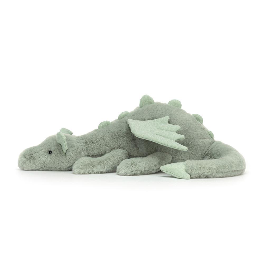 Peluche Jellycat Sage Dragon,12cm x 14cm x 50cm Verdes | Portugal  TKVSA-4561
