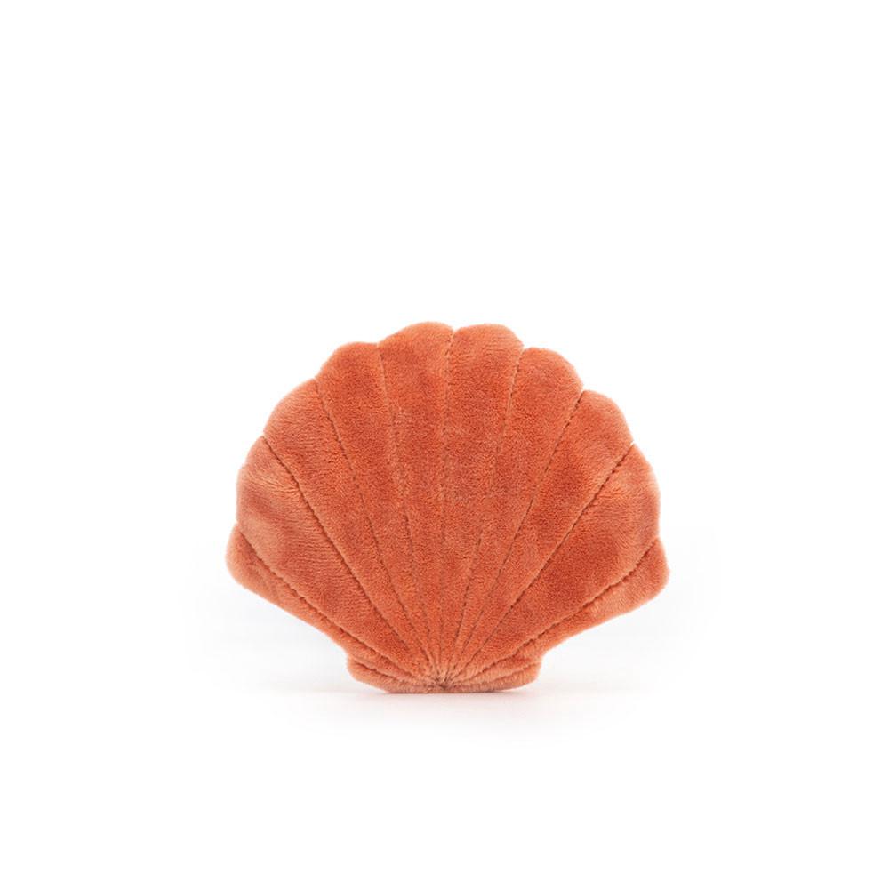 Peluche Jellycat Sensational Seafood Scallop,9cm x 11cm x 4cm Marrom | Portugal  EBUYF-0859