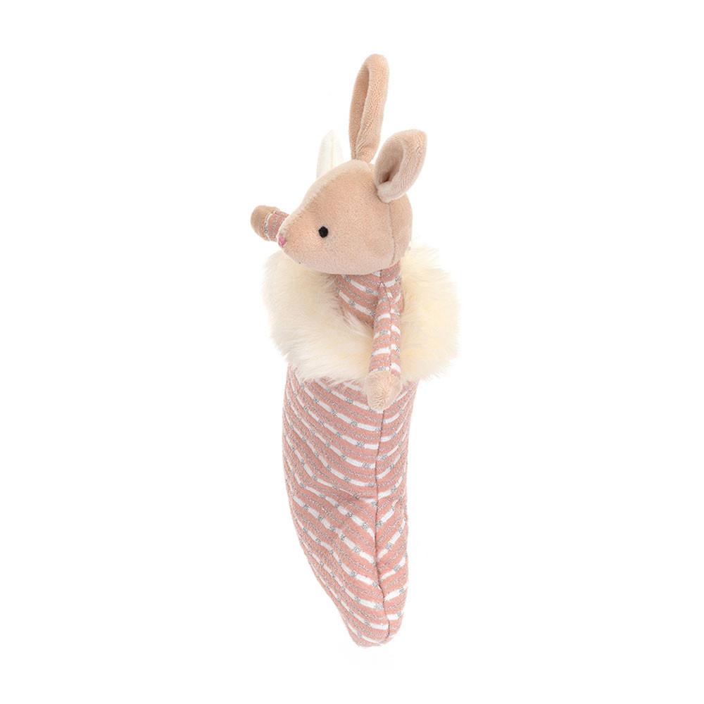 Peluche Jellycat Shimmer Stocking Coelhinha,20cm x 9cm x 2cm Bege | Portugal  JNHYC-8475