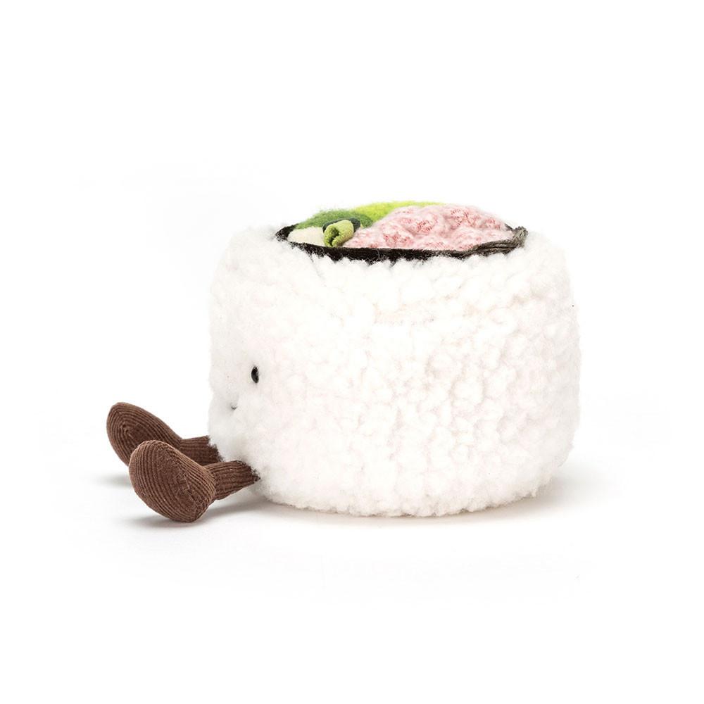 Peluche Jellycat Silly Sushi California,10cm x 12cm x 10cm Branco | Portugal  BMIAP-5236