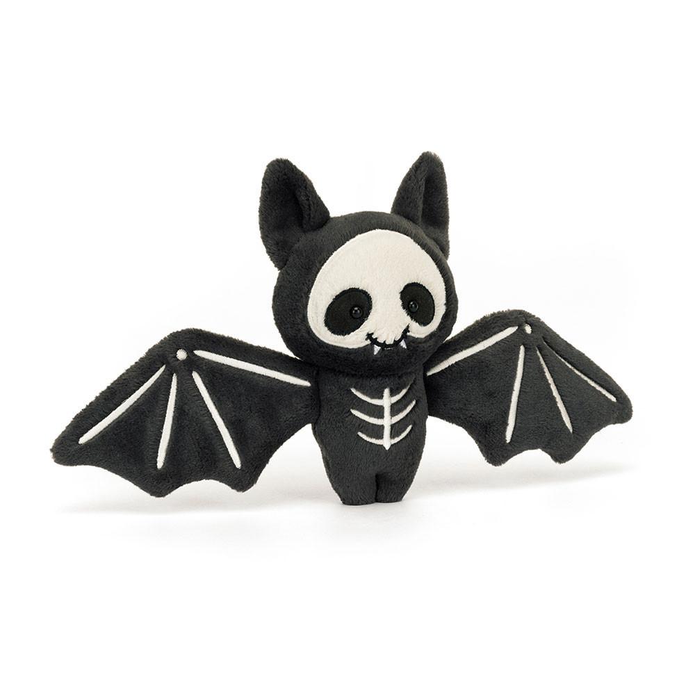 Peluche Jellycat Skelebat Jim,16cm x 35cm x 3cm Pretas | Portugal  MJYGD-8457
