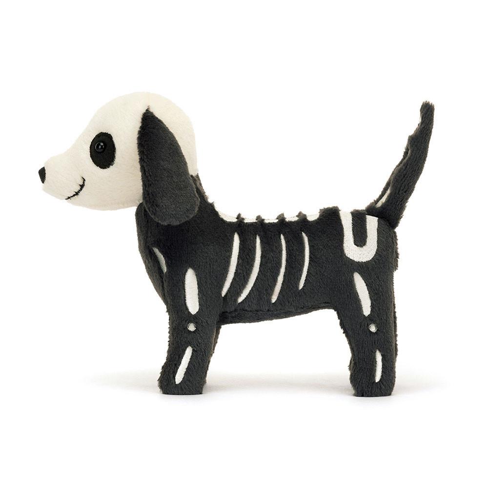 Peluche Jellycat Skeledog Dan,6.3in x 2.4in x 8.7in Pretas | Portugal  ZNRUV-3865