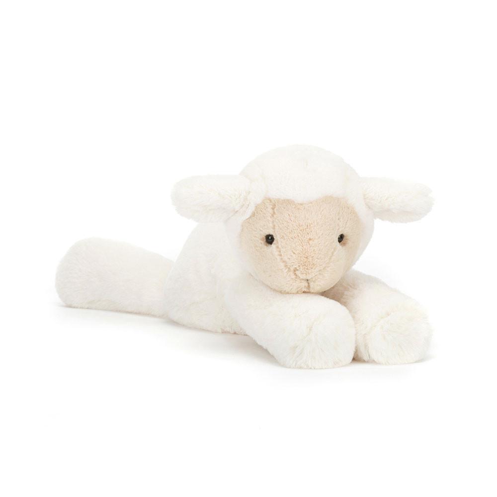 Peluche Jellycat Smudge Lamb,13cm x 11cm x 24cm Branco | Portugal  TWYPI-4763