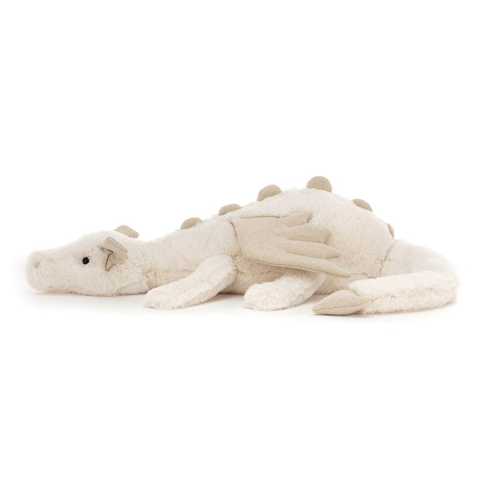 Peluche Jellycat Snow Dragon,8cm x 8cm x 30cm Branco | Portugal  GLTRD-9142