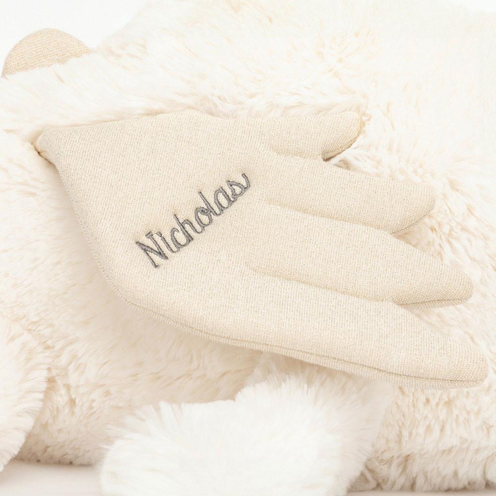Peluche Jellycat Snow Dragon Huge,19cm x 20cm x 66cm Branco | Portugal  UPALO-3571