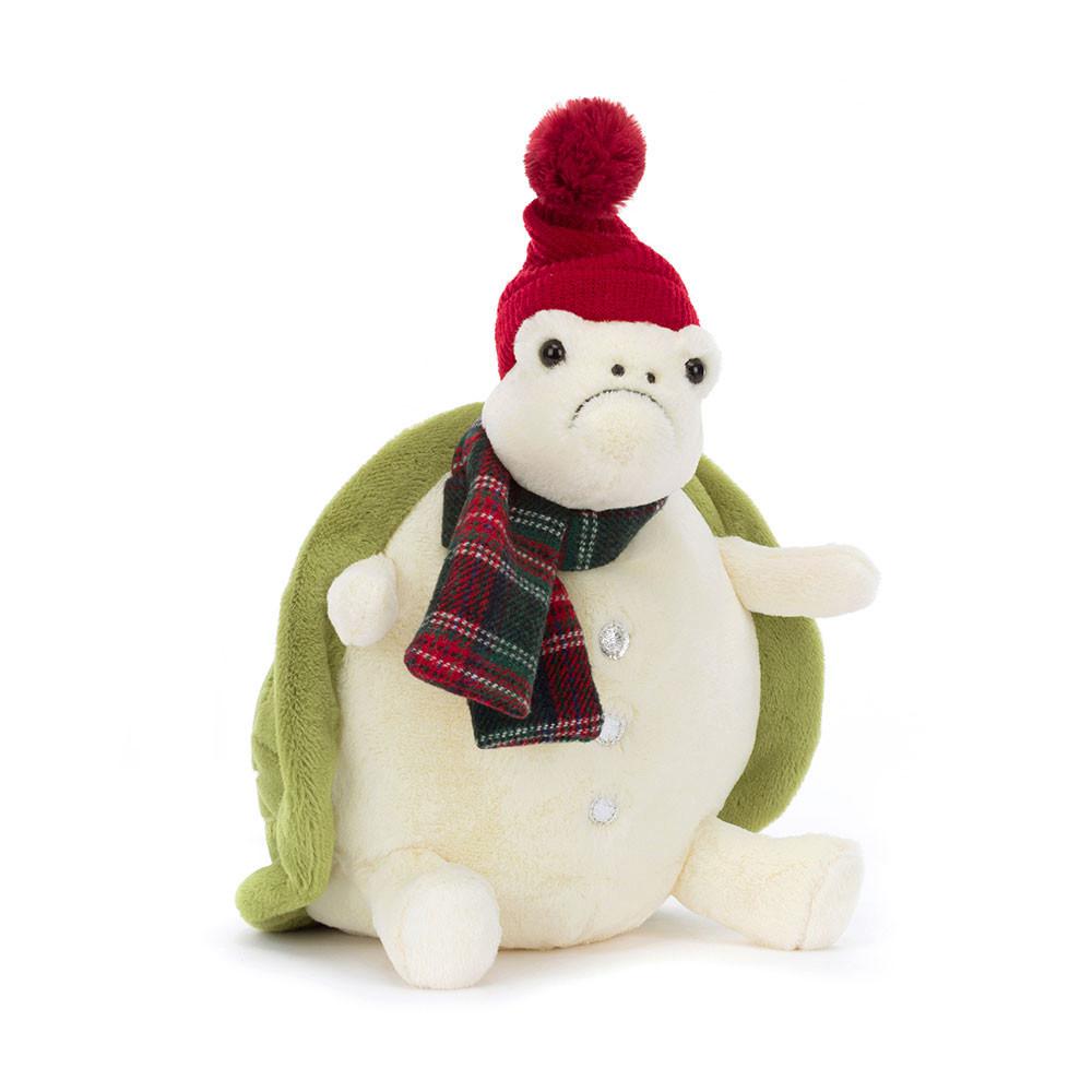 Peluche Jellycat Snowman Timmy Turtle,28cm x 20cm x 16cm Branco | Portugal  BAVES-2706