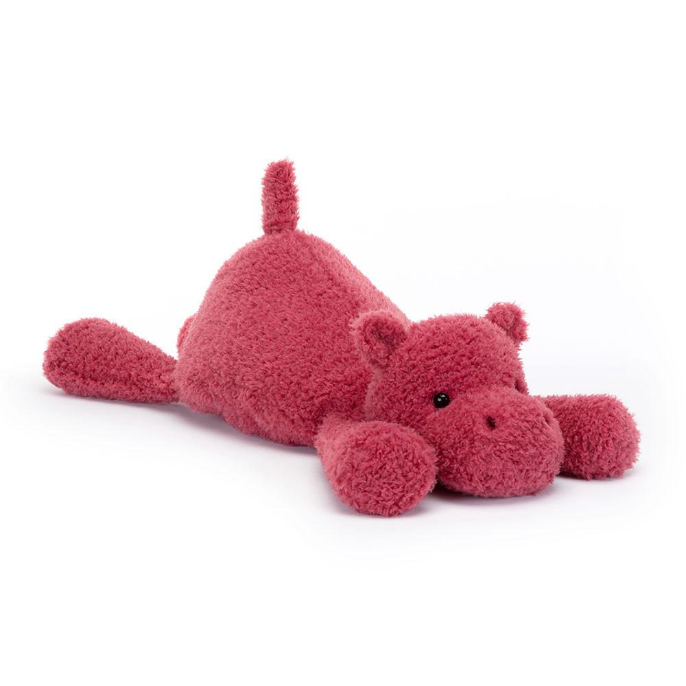 Peluche Jellycat Splootie Hippo,16cm x 18cm x 42cm Rosa | Portugal  UIFZE-5124