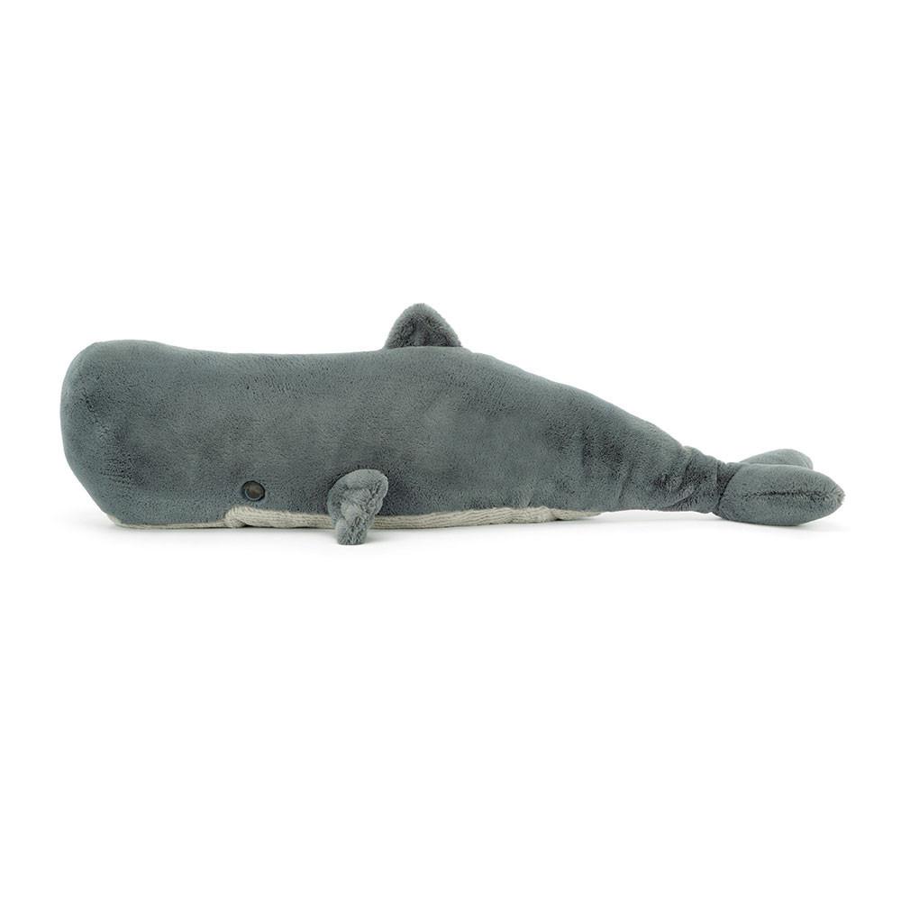 Peluche Jellycat Sullivan the Sperm Whale,21cm x 19cm x 73cm Cinzentas | Portugal  JONSW-3247