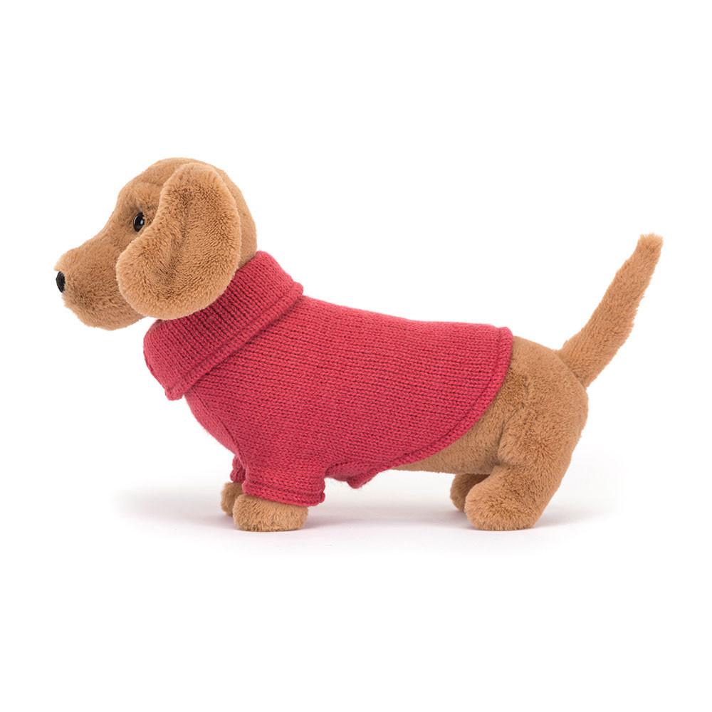 Peluche Jellycat Sweater Sausage Dog,6.3in x 2.8in x 9.4in Marrom | Portugal  MPNKQ-0458