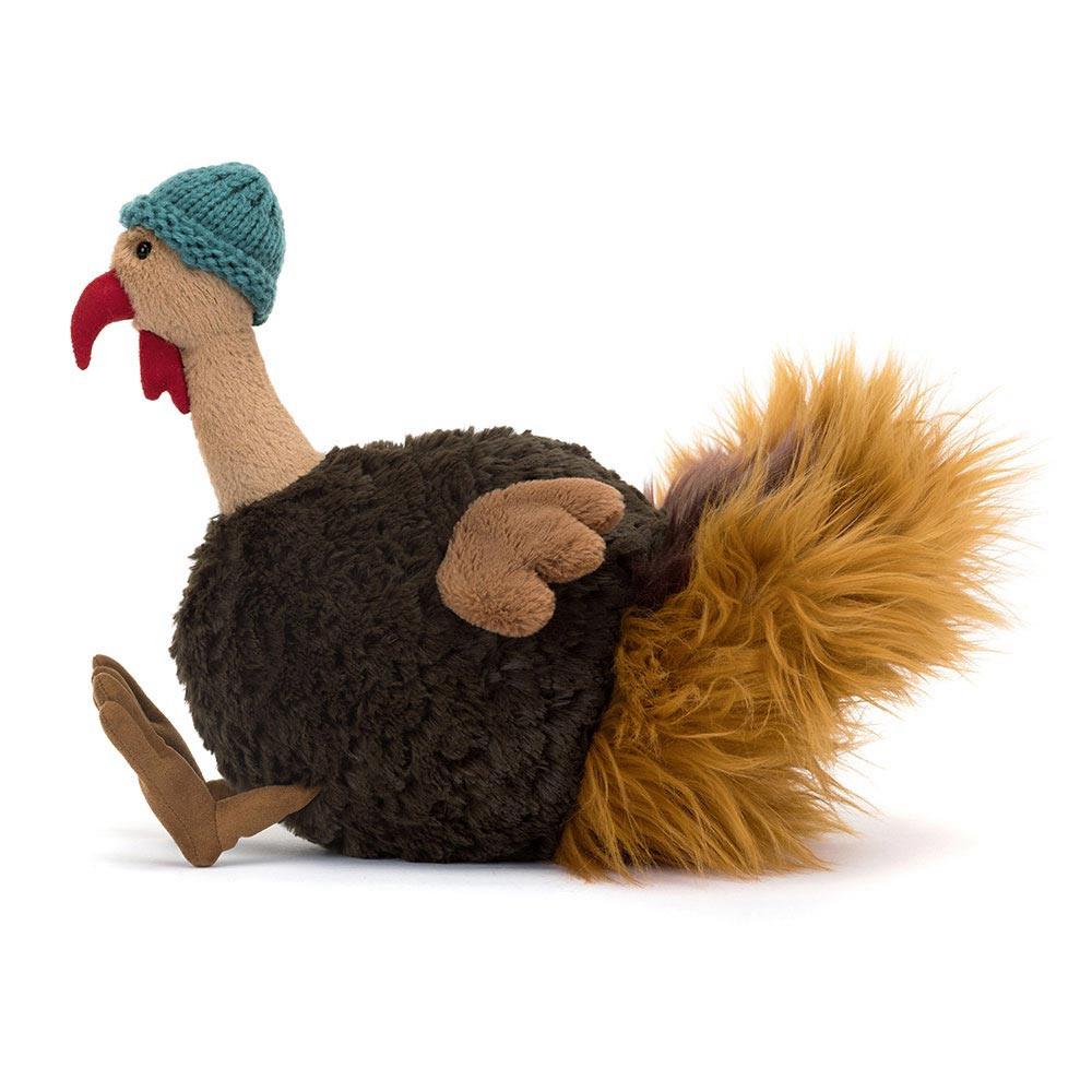 Peluche Jellycat Theo Turkey,29cm x 14cm x 20cm Marrom | Portugal  MBWGV-5607
