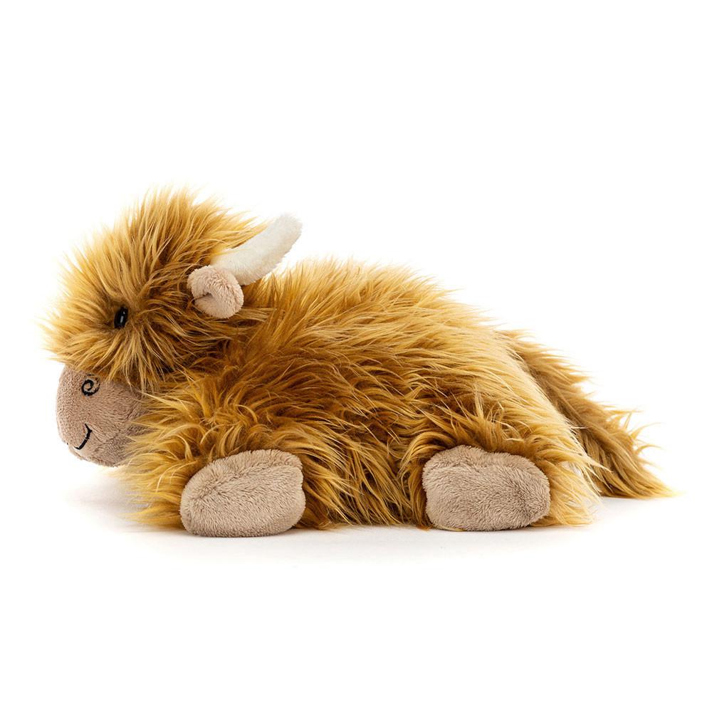 Peluche Jellycat Truffles Highland Cow,6.3in x 14.2in x 9.1in Marrom | Portugal  WMTEC-4873
